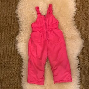 Toddler Girl Bib Style Snow Pant/Jacket Set Sz 3T